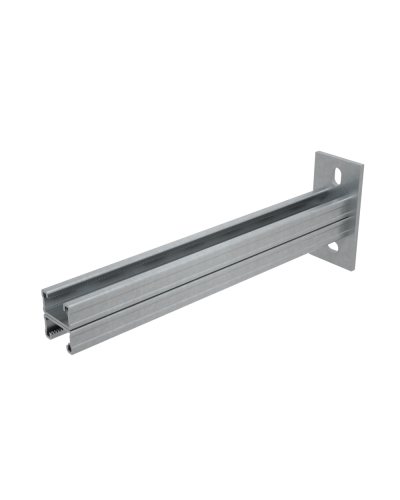 Страт-консоль двойная усиленная 41х21 L200 s:2,5 мм HD КМ-Профиль (2KSSU21-200 HD) в Назрани Аксессуары для лотков Pintop.ru