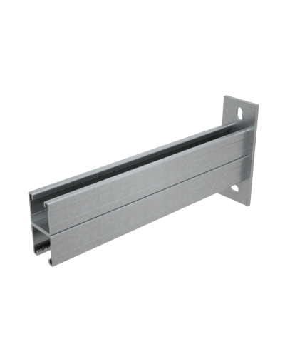 Страт-консоль двойная усиленная 41х41 L150 s:2,5 мм КМ-Профиль (2KSSU41-150) в Назрани Аксессуары для лотков Pintop.ru