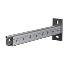 Страт-консоль одиночная усиленная 41х41 L350 s:2,5 мм(тройная перфорация) HD КМ-Профиль (KSSU41-350 3P HD)