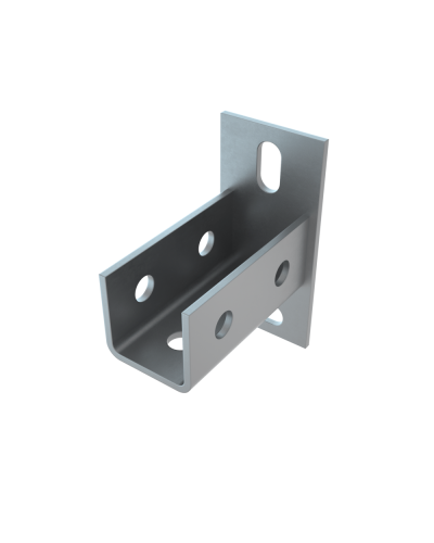 Опора соединительная горизонтальная для страт-профиля 41х41 мм HD КМ-Профиль (OSG41 HD) в Назрани Аксессуары для лотков Pintop.ru