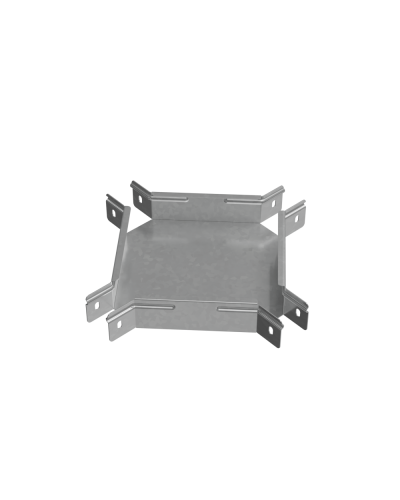 Х-разветвитель 50х50 мм ПЛЮС INOX304 КМ-Профиль (XDplus50-50 INOX304) в Назрани Аксессуары для лотков Pintop.ru