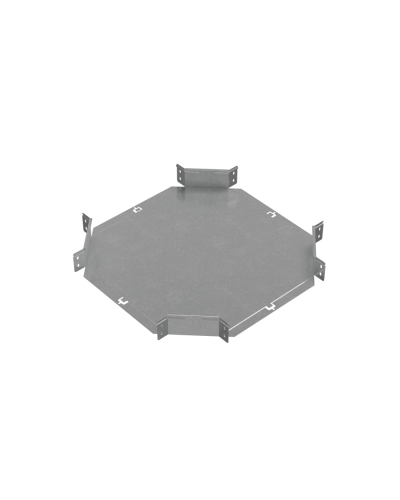 Х-разветвитель 80х400 мм ПЛЮС HD85 КМ-профиль (XDplus80-400 HD85) в Назрани Аксессуары для лотков Pintop.ru