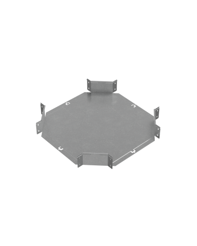 Х-разветвитель 100х400 мм ПЛЮС HD85 КМ-профиль (XDplus100-400 HD85) в Назрани Аксессуары для лотков Pintop.ru