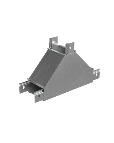 Т-отвод вертикальный вверх 50х500 мм ПЛЮС HD КМ-Профиль (TDNplus50-500 HD) в Назрани Аксессуары для лотков Pintop.ru