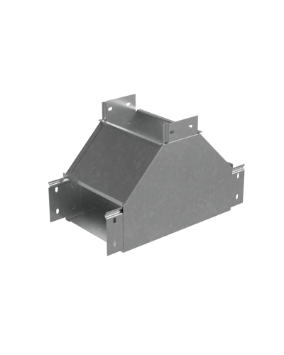 Т-отвод вертикальный вверх 100х100 мм ПЛЮС HD85 КМ-профиль (TDNplus100-100 HD85) в Назрани Аксессуары для лотков Pintop.ru