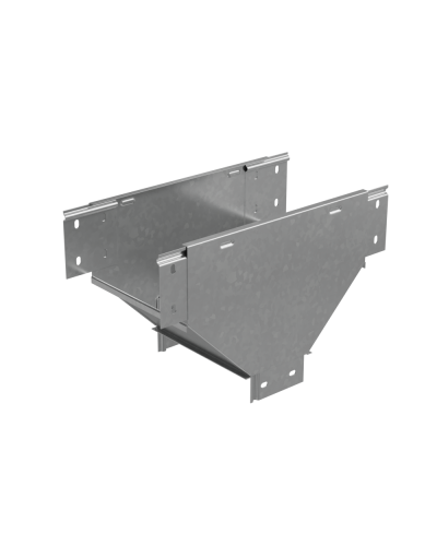 Т-отвод вертикальный вниз 100х100 мм ПЛЮС INOX304 КМ-Профиль (TDVplus100-100 INOX304) в Назрани Аксессуары для лотков Pintop.ru