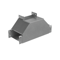 Т-отвод вертикальный 80х500 мм вверх c разворотом трассы на 90 гр. "ПЛЮС" КМ-Профиль (TDNplus90-80-500)