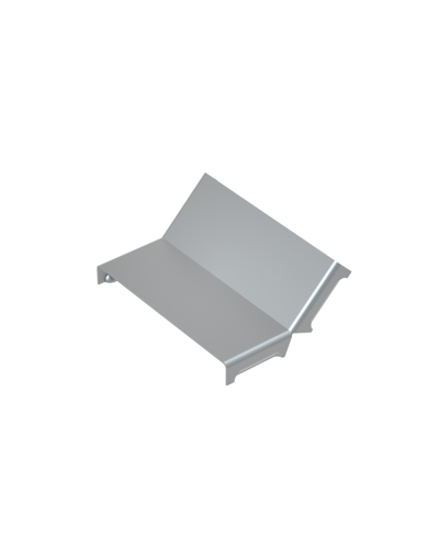 Крышка внутреннего вертикального угла 45 гр. 50 мм КМ-Профиль (KNL45-50) в Назрани Аксессуары для лотков Pintop.ru