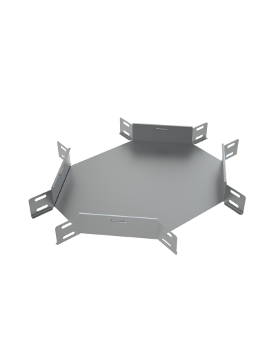 Х-разветвитель 50х150 мм КМ-Профиль (XD50-150) в Назрани Аксессуары для лотков Pintop.ru