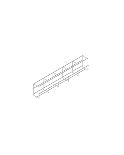 G-образный проволочный лоток 110х65 L3000 мм КМ-Профиль (PLG110-65-3000) в Назрани Кабельные лотки Pintop.ru