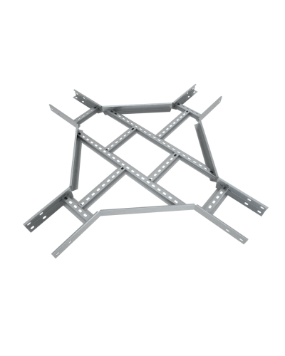 Х-разветвитель лестничный 50х300х1,5 мм Быстрый монтаж HD КМ-Профиль (LXDS50-300-1.5 HD) в Назрани Аксессуары для лотков Pintop.ru