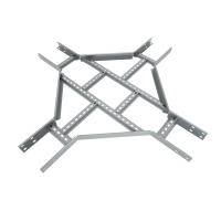 Х-разветвитель лестничный 100х150х1,2 мм "Быстрый монтаж" HD85 КМ-профиль (LXDS100-150-1.2 HD85)
