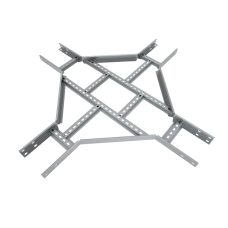 Х-разветвитель лестничный 100х400х1,5 мм "Быстрый монтаж" HD85 КМ-профиль (LXDS100-400-1.5 HD85)