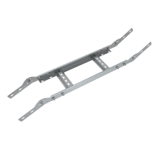 Вертикальный шарнирный угол 100х200х1,2 мм "Быстрый монтаж" HD85 КМ-профиль (LSHLS100-200-1.2 HD85)