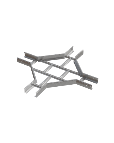 Х-разветвитель лестничный 80х500х1,5 мм N КМ-профиль (LXD80-500-1.5 N) в Назрани Аксессуары для лотков Pintop.ru