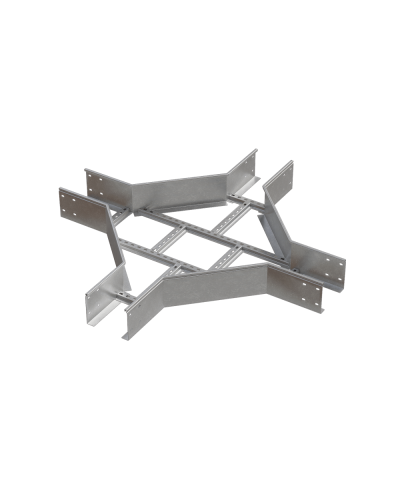 Х-разветвитель лестничный 150х400х2,0 мм HD N КМ-профиль (LXD150-400-2.0 HD N) в Назрани Аксессуары для лотков Pintop.ru