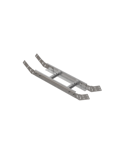 Вертикальный шарнирный угол 80х400х1,2 мм HD85 N КМ-профиль (LSHL80-400-1.2 HD85 N) в Назрани Аксессуары для лотков Pintop.ru