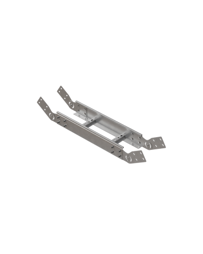 Вертикальный шарнирный угол 100х150х2,0 мм HD N КМ-профиль (LSHL100-150-2.0 HD N) в Назрани Аксессуары для лотков Pintop.ru