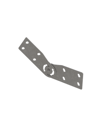 Комплект шарнирных соединителей для лестничного лотка H100 s:1,2 мм HD N КМ-профиль (LSH3 HD N) в Назрани Аксессуары для лотков Pintop.ru