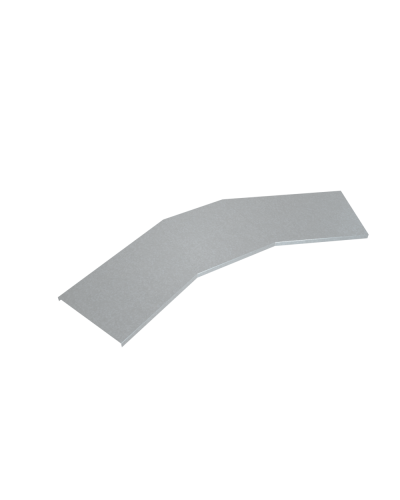 Крышка лестничного горизонтального угла 45 гр. 700 мм HD85 КМ-профиль (KLGL45-700 HD85) в Назрани Аксессуары для лотков Pintop.ru