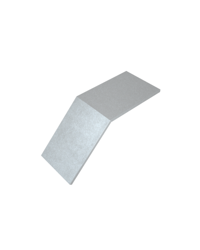 Крышка лестничного вертикального внешнего угла 45 гр. 150 мм HD КМ-Профиль (KLVL45-150 HD) в Назрани Аксессуары для лотков Pintop.ru