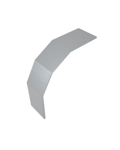 Крышка лестничного вертикального внешнего угла 90 гр. 800 мм HD85 КМ-профиль (KLVL90-800 HD85) в Назрани Аксессуары для лотков Pintop.ru