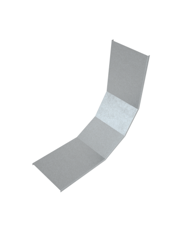 Крышка лестничного вертикального внутреннего угла 90 гр.500 мм INOX304 КМ-Профиль (KLNL90-500 INOX304) в Назрани Аксессуары для лотков Pintop.ru