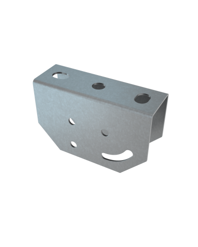 Универсальная потолочная скоба S:2,0 мм HD85 КМ-профиль (UPD HD85) в Назрани Аксессуары для лотков Pintop.ru