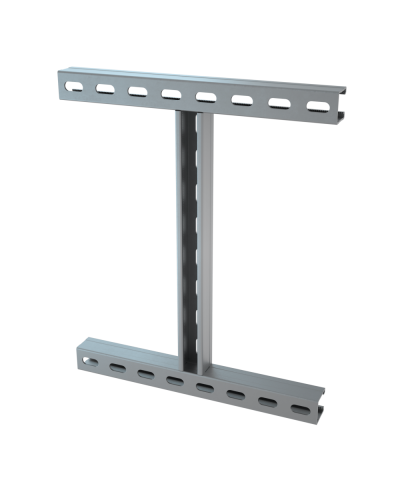 Крепление к двутавровой балке H-образное 400х400 мм HD КМ-Профиль (KTH400 HD) в Назрани Аксессуары для лотков Pintop.ru