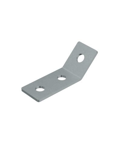 Уголок 45 гр. (3 отверстия) КМ-профиль (USG45-3) в Назрани Аксессуары для лотков Pintop.ru