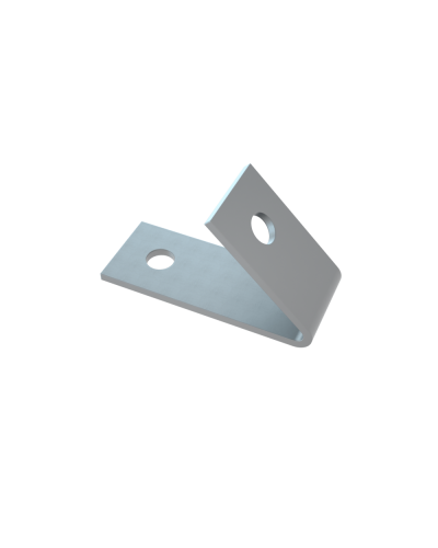 Уголок c острым углом 135 гр. с двумя отверстиями HD85 КМ-профиль (USG135-2 HD85) в Назрани Аксессуары для лотков Pintop.ru