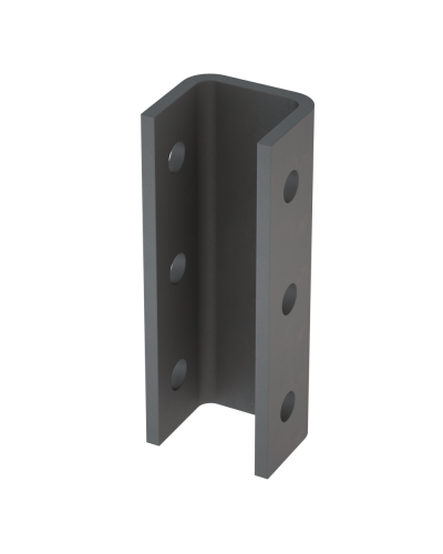 Крепление для страт-профиля 41х41 мм приварное БП КМ-Профиль (KPP41-41 БП) в Назрани Аксессуары для лотков Pintop.ru