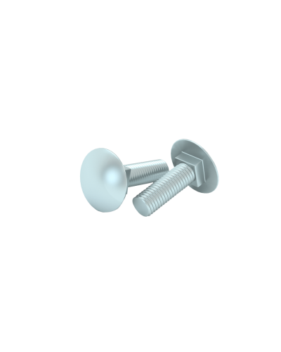 Болт с полукруглой головкой и квадратным подголовком М8х70 мм DIN 603 (упак. 30 шт) КМ-Профиль (BTG8-70) в Назрани Крепеж Pintop.ru