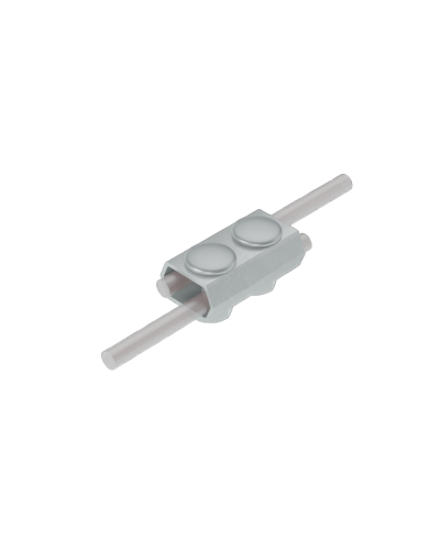 Параллельный соединитель прутка Ø 5-8 мм INOX304 КМ-Профиль (PS-D5-8 INOX304) в Назрани Монтажные материалы Pintop.ru