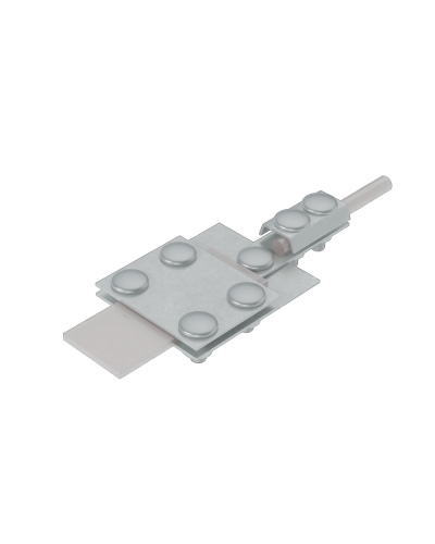 Универсальный контрольный соединитель полоса до 30 мм пруток Ø 5-8 мм HD КМ-Профиль (UKS-B30-D5-8 HD) в Назрани Аксессуары для лотков Pintop.ru