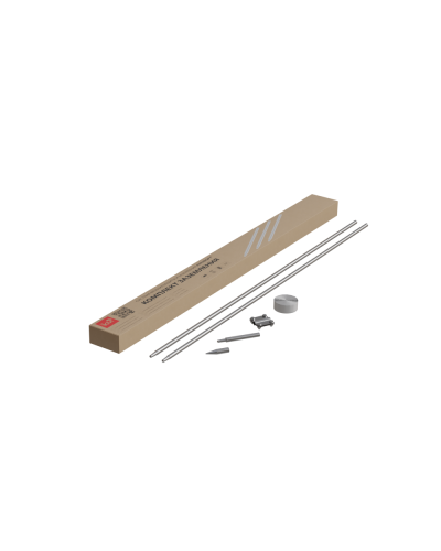 Комплект заземления из 2 стержней Ø 16 мм L=1,5 м HD КМ-Профиль (KTZ-D16-2 HD) в Назрани Монтажные материалы Pintop.ru