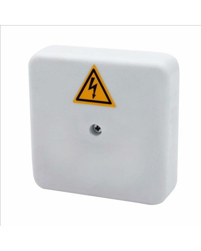 Коробка распределительная огнестойкая КРОПС-П0, IP41, габаритные размеры 75х75х20 мм, для кабелей сечением до 2,5 мм2, 6 клемм КМ-Профиль (FRJB-KM-P0-2.5-06-КРОПС-IP41) в Назрани Распределительные коробки Pintop.ru