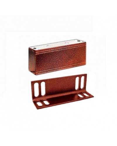 Замок электромагнитный Олевс М1-200 с уголком медный антик в Назрани Электромагнитные замки Pintop.ru