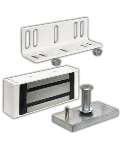 Замок электромагнитный Олевс М1-300 белый в Назрани Электромагнитные замки Pintop.ru