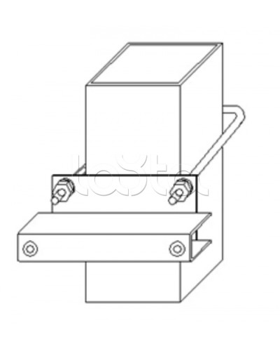 Узел крепления блоков подключения и управления БД-НР, БМ-НР, БУПР извещателей Омега-микродизайн УЗК-КС 80 в Назрани Кронштейны и планки для извещателей Pintop.ru