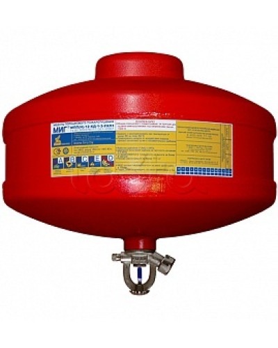 Модуль порошкового пажаротушения ПОЖТЕХНИКА МПП-12/141 МИГ (температура срабатывания +141°С) (красный) в Назрани Модули порошковые Pintop.ru