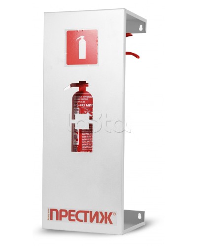 Подставка ПОЖТЕХНИКА Подставка настенная под огнетушитель ПРЕСТИЖ белый в Назрани Аксессуары для огнетушителей Pintop.ru