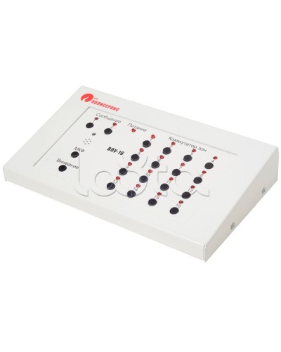 Пульт управления выносной Полисервис ВПУ-16 в Назрани Система оповещения Октава Полисервис Pintop.ru