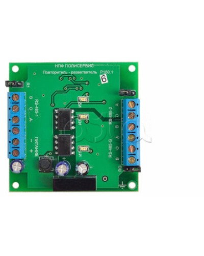 Модуль повторителя-разветвителя Полисервис RS-485/RS-485 в Назрани Модули сопряжения Pintop.ru