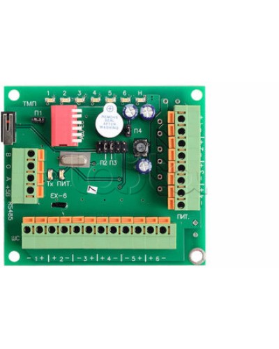 Модуль расширителя шлейфов Полисервис EX-6-1 в Назрани Модули сопряжения Pintop.ru