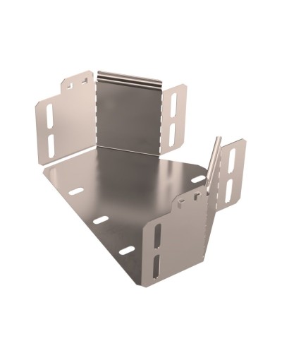 Переходник симметричный Стандарт INOX (AISI 409) 200х100х100 Промрукав (PR16.6055) в Назрани Аксессуары для лотков Pintop.ru