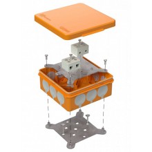 Коробка огнестойкая для о/п двухкомпонентная 60-0303-FR10.0-4 Е15-Е120 100х100х40 Промрукав (60-0303-FR10.0-4)
