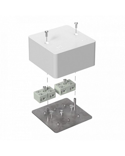 Коробка огнестойкая разветвительная для кабель-канала 40-0460-FR6.0-4-4-Р Е15-Е60 85х85х45 Промрукав в Назрани Огнестойкие кабельные линии Pintop.ru
