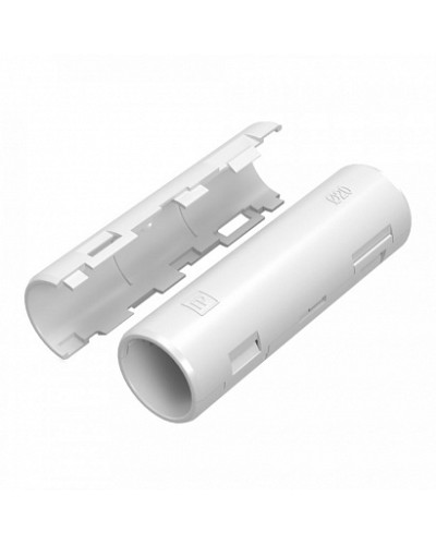 Муфта разборная d20 мм белая (70шт/840шт уп/кор) Промрукав (PR13.0418) в Назрани Повороты, муфты, тройники Pintop.ru