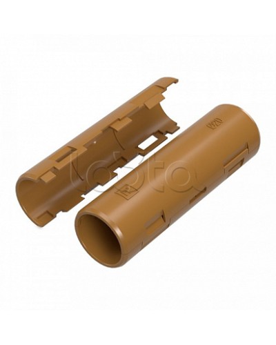 Муфта разборная d20 мм бук (70шт/840шт уп/кор) Промрукав (PR13.0422) в Назрани Повороты, муфты, тройники Pintop.ru